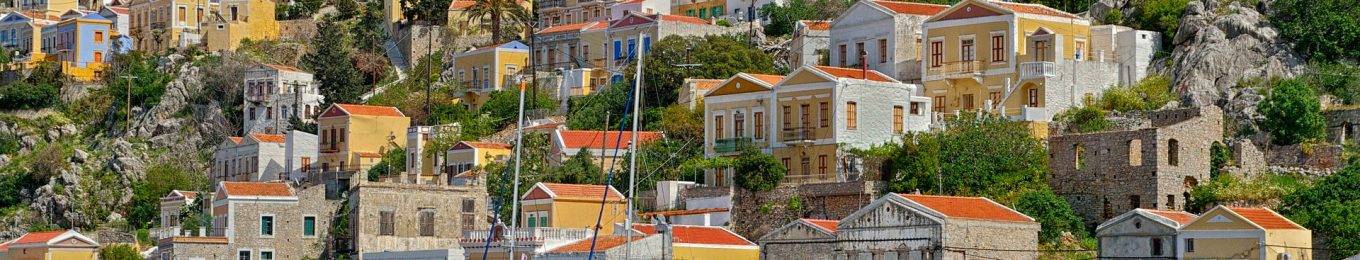 a coastal view in Greece